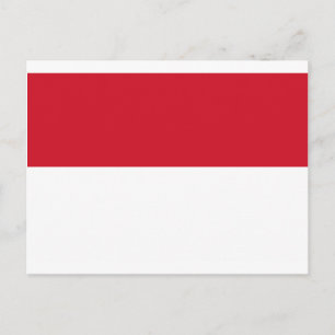 Indonesia Flag Postcard