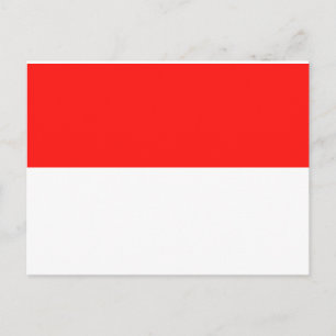 Indonesia Flag Postcard