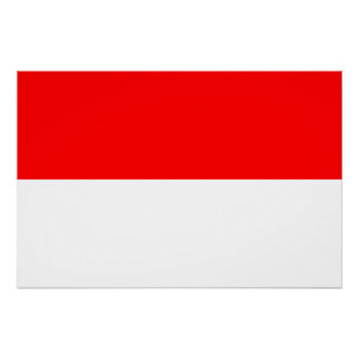 Indonesia Flag Poster