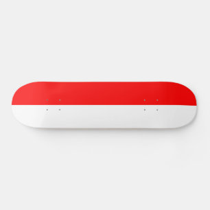 Indonesia Flag Skateboard