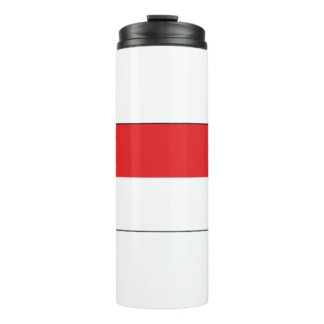 Indonesia Flag Thermal Tumbler (Front)