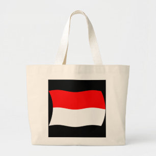 Indonesia Flag Tote Bag