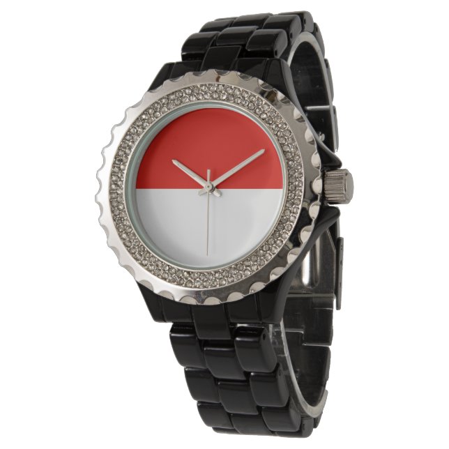 Indonesia flag watch (Angled)