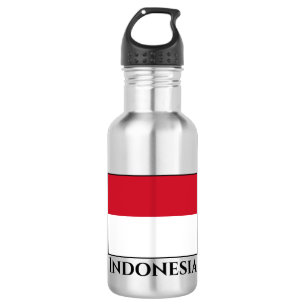 Indonesia (Indonesian) Flag 532 Ml Water Bottle