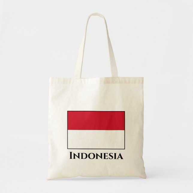 Indonesia (Indonesian) Flag Tote Bag (Front)