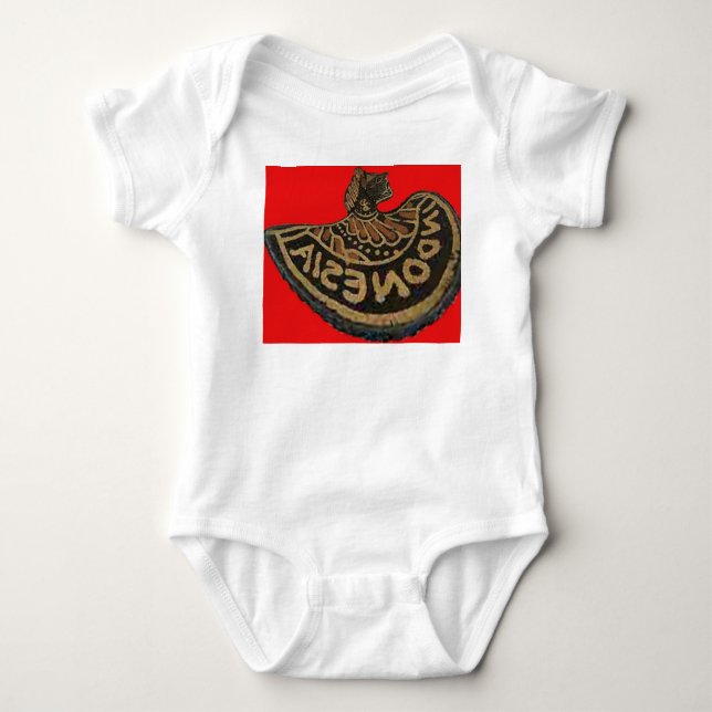 Indonesia Javanese Shadow Puppet Cultural Art Baby Bodysuit (Front)