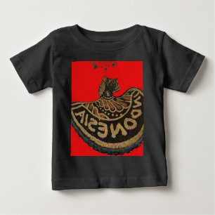 Indonesia Javanese Shadow Puppet Cultural Art Baby T-Shirt