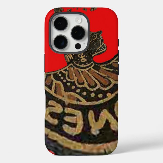 Indonesia Javanese Shadow Puppet Cultural Art Case-Mate iPhone Case (Back)