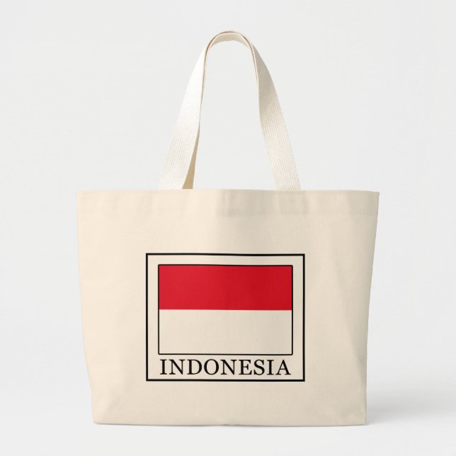 Indonesia Large Tote Bag (Front)