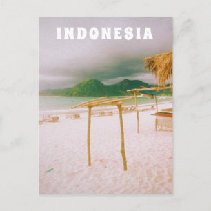 Indonesia Lombok Tropical Paradise Print  Postcard