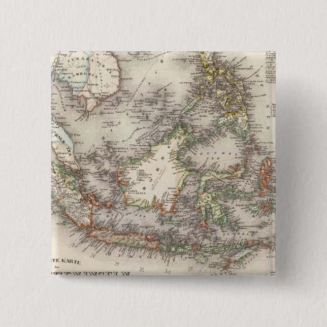 Indonesia, Malaysia 15 Cm Square Badge (Front)