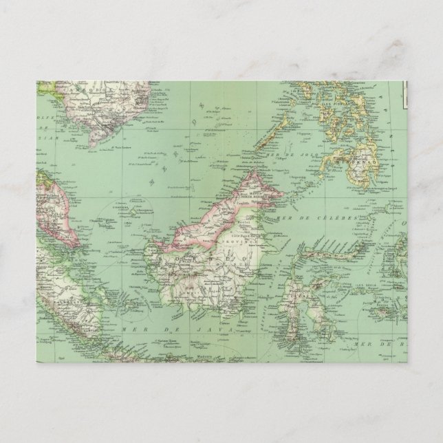 Indonesia, Malaysia Postcard (Front)