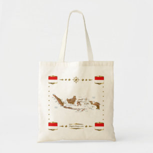 Indonesia Map + Flags Bag