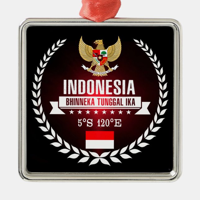 Indonesia Metal Tree Decoration (Front)