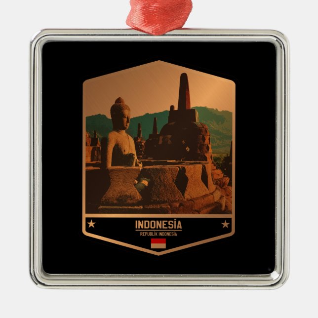 Indonesia Metal Tree Decoration (Front)