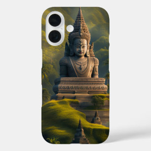 Indonesia Mountain Buddha iPhone 16 Case