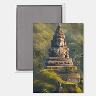 Indonesia Mountain Buddha Magnet