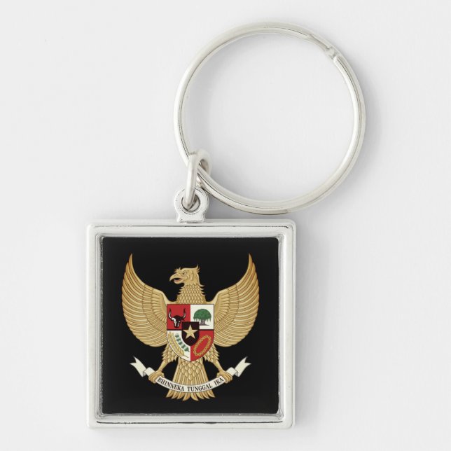 Indonesia National Emblem Key Ring (Front)