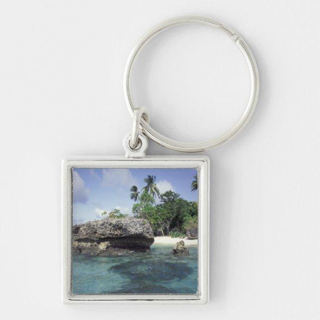 Indonesia. Rock formations along shore Key Ring (Front)
