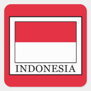 Indonesia Square Sticker