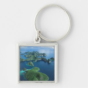 Indonesia, West Papua. Aerial Of Raja Ampat Key Ring