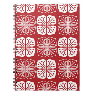 Indonesian Batik Kawung Gurda Design Notebook