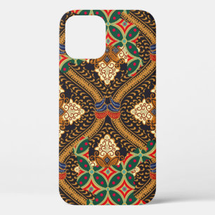 Indonesian batik motifs with very distinctive plan iPhone 12 case