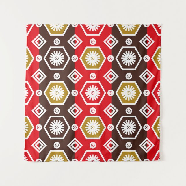 Indonesian batik motifs with very distinctive plan tapestry (Front)