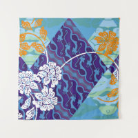 Indonesian batik motifs with very distinctive plan