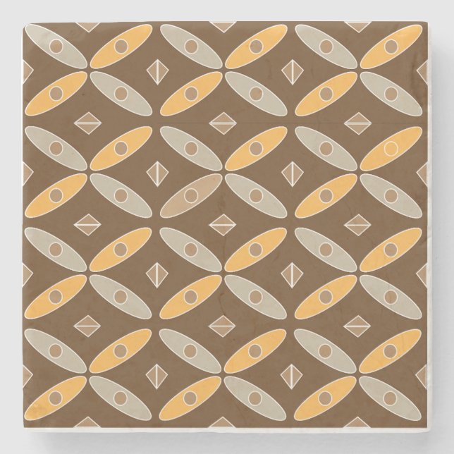 Indonesian Batik Pattern Coaster (Front)