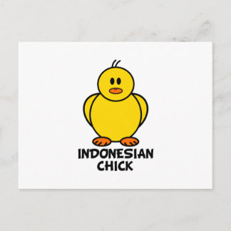 Indonesian Chick Postcard