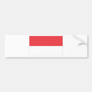 Indonesian Flag Bumper Sticker