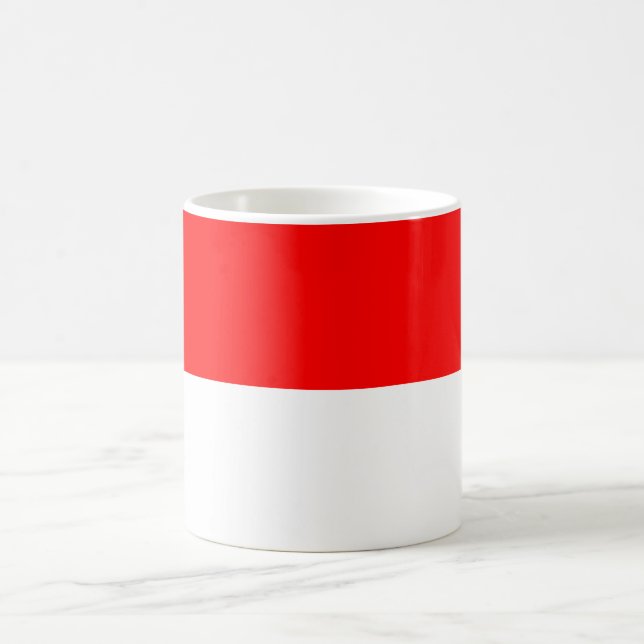 Indonesian Flag (Indonesia) Coffee Mug (Center)