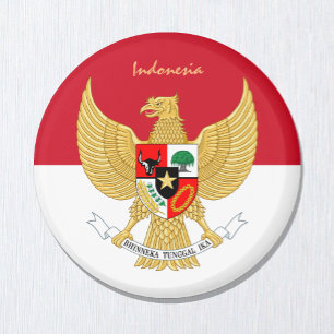 Indonesian flag & Indonesia holiday /sports fans M Magnet