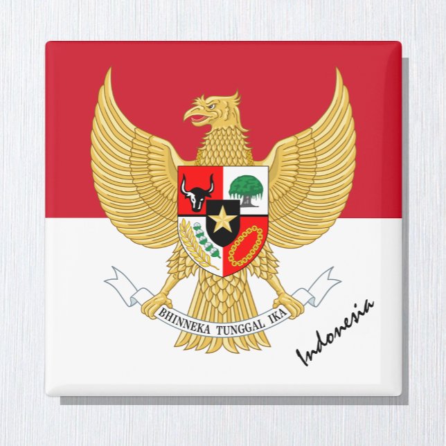 Indonesian flag & Indonesia holiday /sports fans Magnet (Creator Uploaded)
