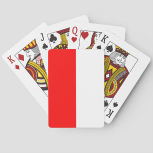 Indonesian Flag (Indonesia) Playing Cards