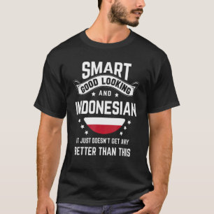 Indonesian Flag Native Pride  Indonesian Roots T-Shirt