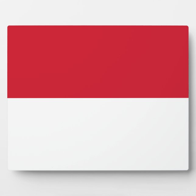 Indonesian Flag Plaque (Front)