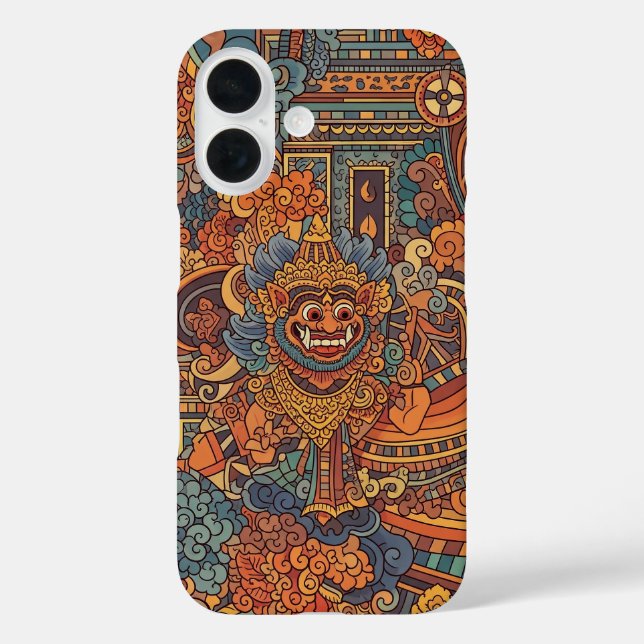 Indonesian indigenous hindu art design Case-Mate iPhone case (Back)