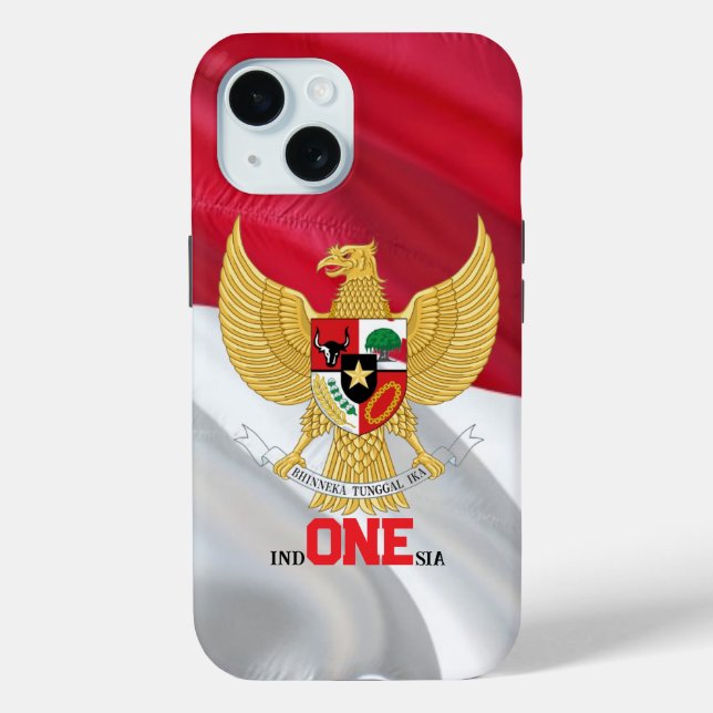 Indonesian Pride iPhone 15 Case (Back)
