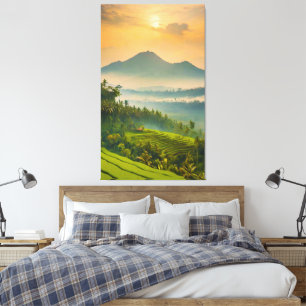 Indonesian Sunset  Canvas Print