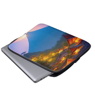 Indonesian Village Sunset  Laptop Sleeve