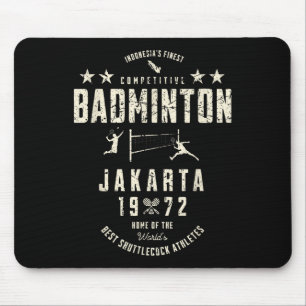 Indonesias Finest Competitive Badminton Vintage 19 Mouse Pad