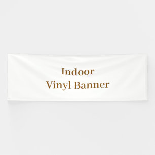 Indoor 4' x 12' Vinyl Banner