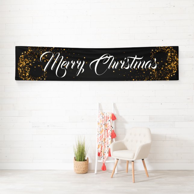 Indoor Banner-Merry Christmas Banner (Insitu)
