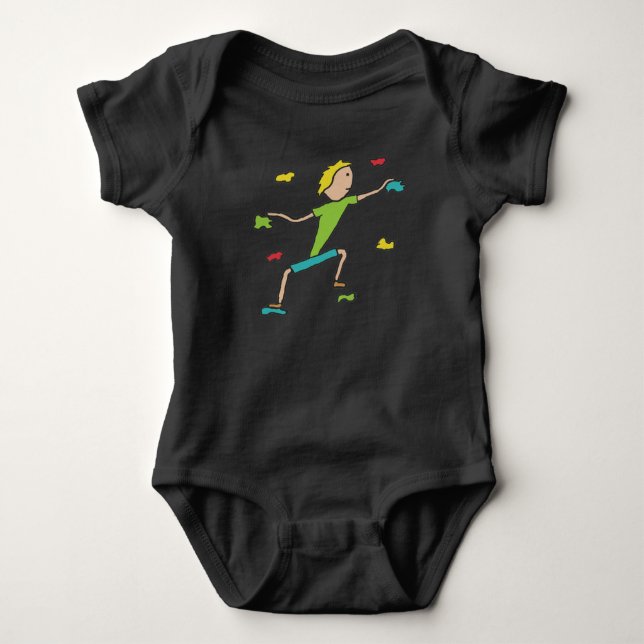 Indoor Climbing Baby Bodysuit (Front)