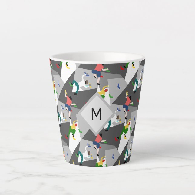 Indoor Climbing Latte Mug (Front)
