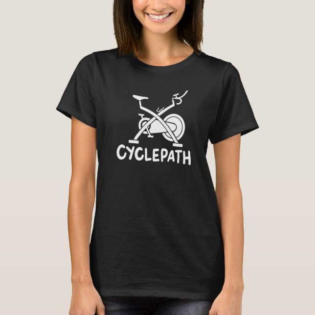 Indoor Cycling Cyclepath Spin Class Workout T-Shirt (Front)