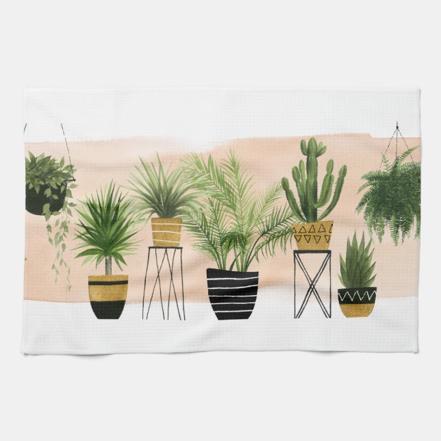 Indoor Oasis Collection Tea Towel (Horizontal)