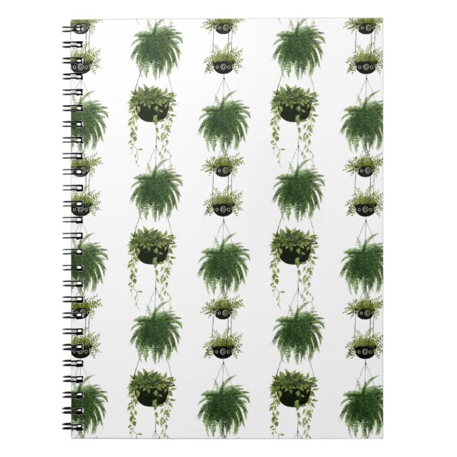 Indoor Oasis | Hanging Baskets Notebook (Front)